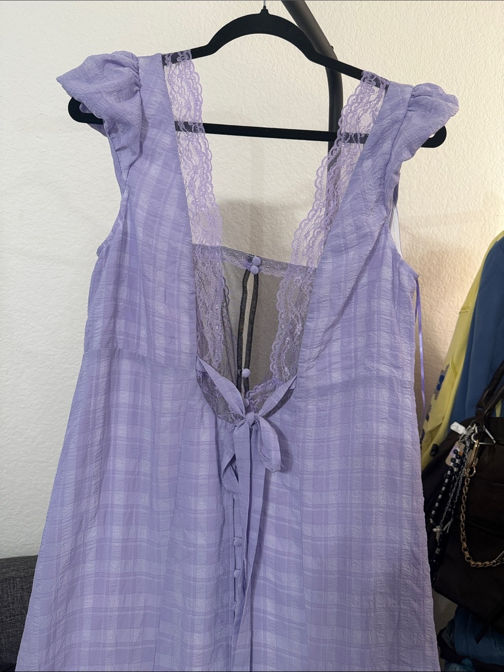 Free People Women's Lavender Maxi Dress (SAMPLE)